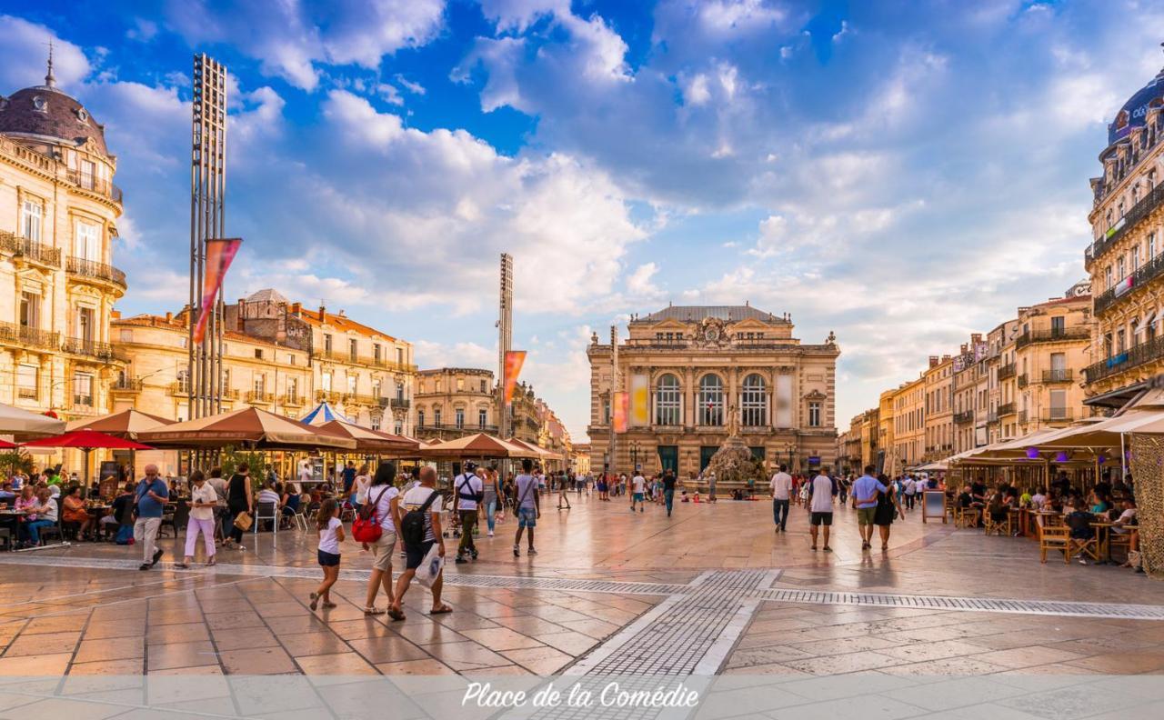 Appartements Calmes - Standing - Hypercentre - Clim - Wifi - Netflix Montpellier Exterior foto