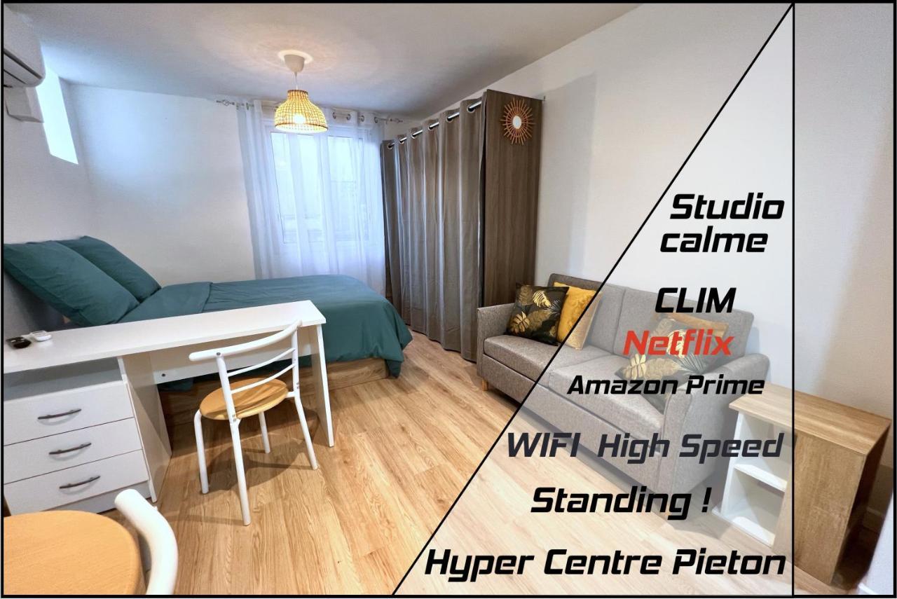 Appartements Calmes - Standing - Hypercentre - Clim - Wifi - Netflix Montpellier Exterior foto